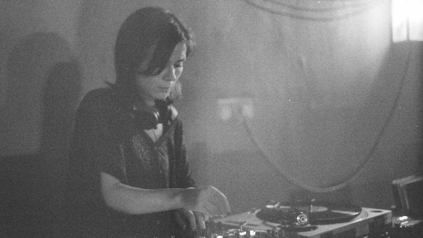 Musician DJing